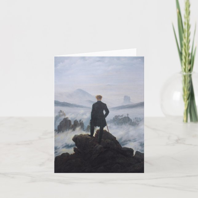 Friedrich's Wanderer above the sea of fog Card (Front)