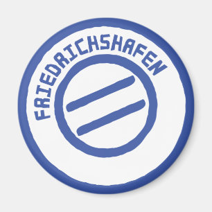 Friedrichshafen post stempel stamp magnet