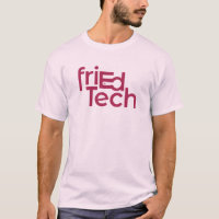 friEdTech Official Logo in Raspberry T-Shirt
