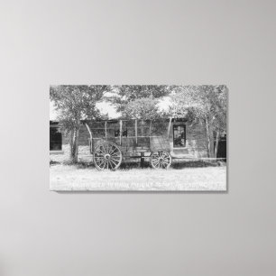 Frieght Wagon Scene Canvas Print