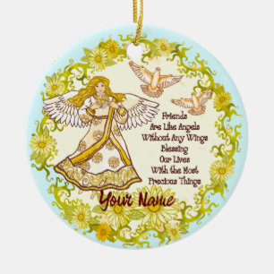 Friend Angel Ceramic Tree Decoration