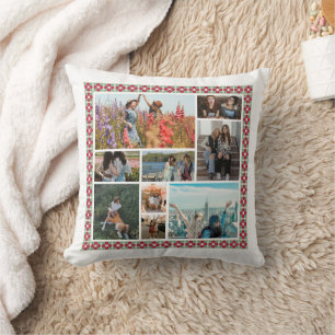 Friend-Bestie Custom Photo Birthday Holiday Gift Cushion