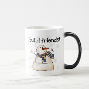 Friend Builder Cute Winter Snowman Magic Mug