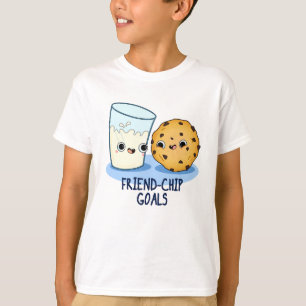 Friend-Chip Goals Funny Food Chip Pun  T-Shirt