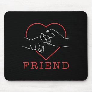 Friend Cute Language Pride Deaf Awareness Mouse Pad