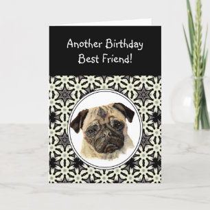 Friend Don't look Sad Birthday Pug Pet Dog Card