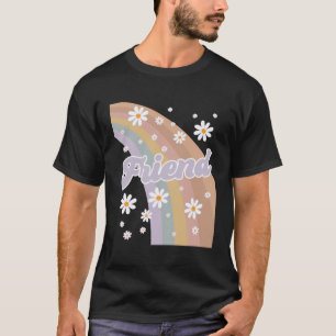 Friend Fifth Birthday Rainbow Five Is A Vibe 5Th B T-Shirt