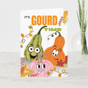 Friend Friendsgiving Gourd Vibrations Card