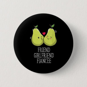 Friend Girlfriend Fiancee Wife Fiance Wedding _1 6 Cm Round Badge