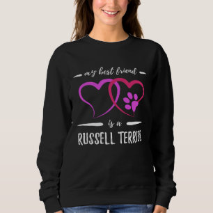 Friend Jack Russell Terrier Dog  Dog Mom Sweatshirt