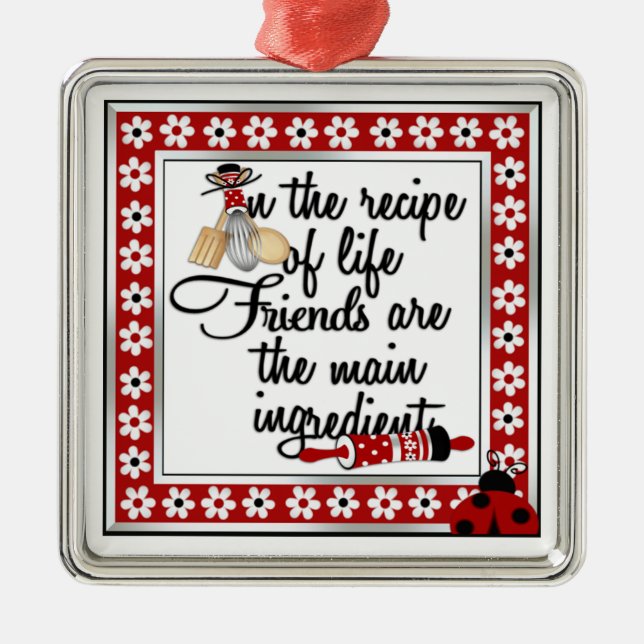 Friend Kitchen Ornament (Front)