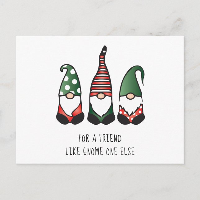 Friend Like Gnome One Else Postcard (Front)