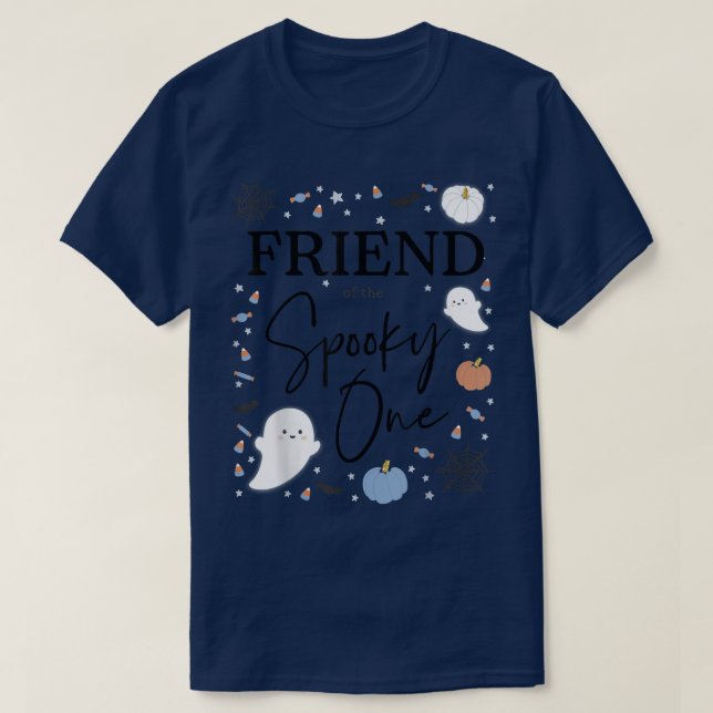 Friend of the Spooky One First Birthday Boy 1st Ha T-Shirt (Design Front)