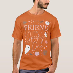 Friend of the Spooky One Girl First Birthday Pink  T-Shirt