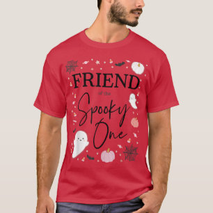 Friend of the Spooky One Girl First Birthday Pink T-Shirt