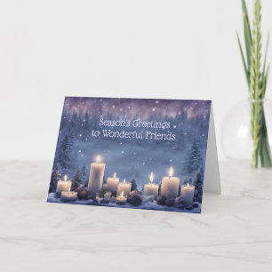 Friend or Friends Seasons Greeting Christmas  Card