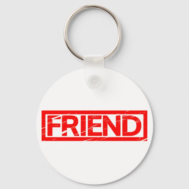 Friend Stamp Key Ring (Front)