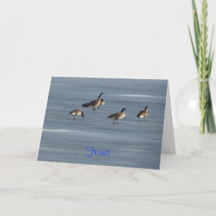 Friend, Stroll Down Memory Lane, Geese Card