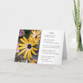 Friend... Thank You Card
