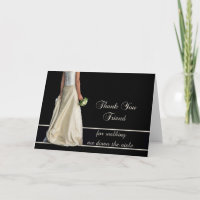 Friend Thanks for Walking me down Aisle