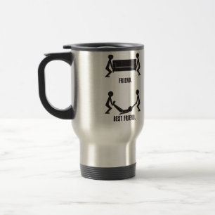 Friend vs Best Friend Travel Mug