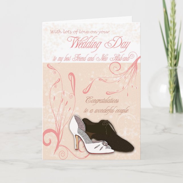 Friend Wedding Day Card with love (Front)