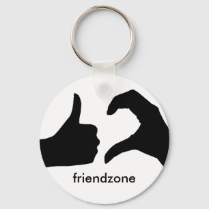Friend zone key ring