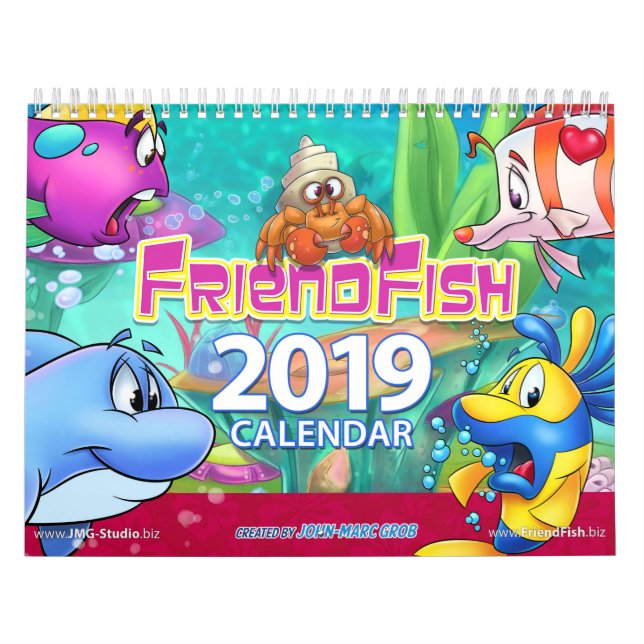 FriendFish 2019 calendar (Cover)