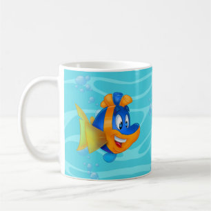 FriendFish cartoon fish Coffee Mug