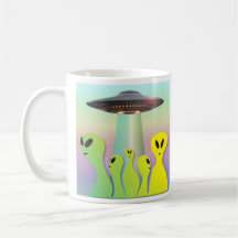 Friendly Aliens yellow and green