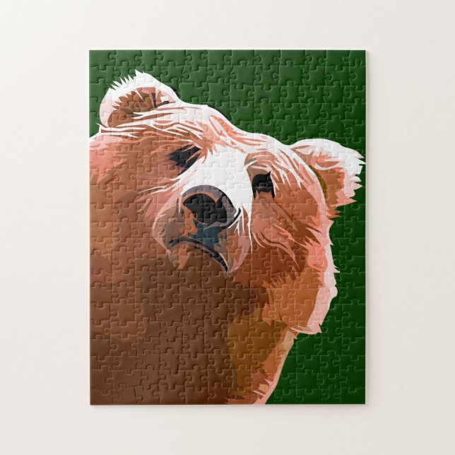 Friendly Bear. Jigsaw Puzzle (Vertical)