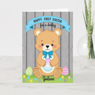 Friendly Bear Springtime Card