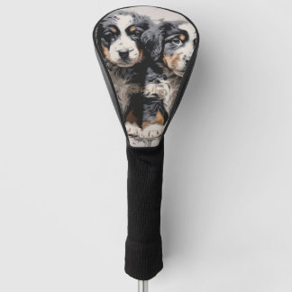 Friendly Bernese Mountain Puppy Dogs 006 - Raimon Golf Head Cover