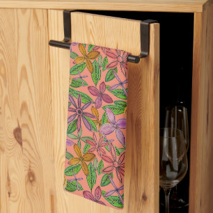 Friendly Blooms Tea Towel