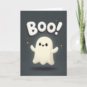 Friendly Boo Greeting Card
