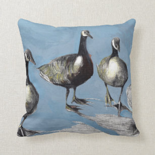 Friendly Canada Geese 2012 Cushion