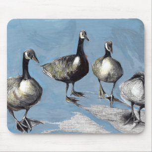 Friendly Canada Geese 2012 Mouse Pad