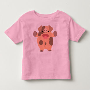 Friendly Cartoon Pig children T-shirt
