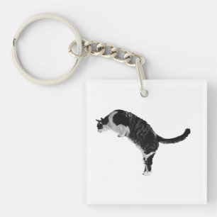 Friendly Cat Key Ring