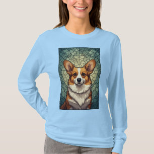 Friendly Corgi Dog Portrait T-Shirt