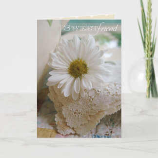 Friendly Daisy Blessings - "Sweet Friend" Card