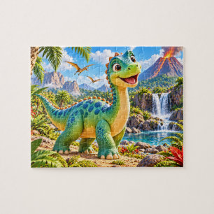 Friendly Dinosaur Adventure Jigsaw Puzzle