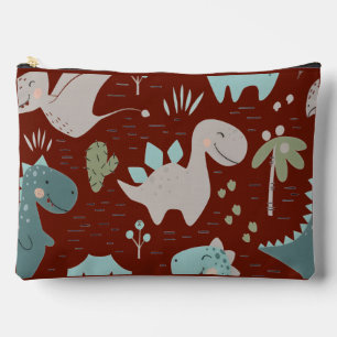 Friendly Dinosaur School Supply Pouch