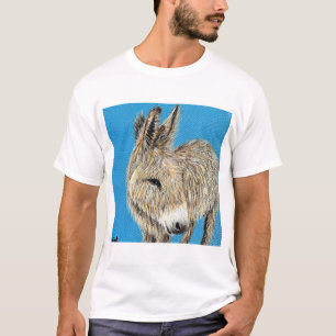 Friendly Donkey Painting T-Shirt