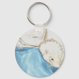 'Friendly Ferret' Keychain