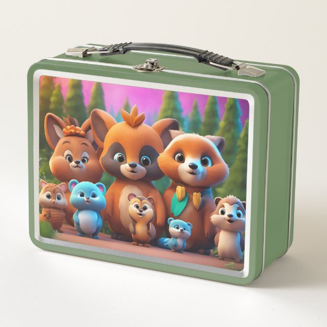 Friendly Forest Friends - Lunch Box (Front)