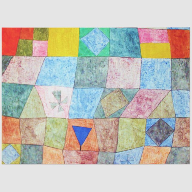 Friendly Game, Paul Klee Tissue Paper (Front)