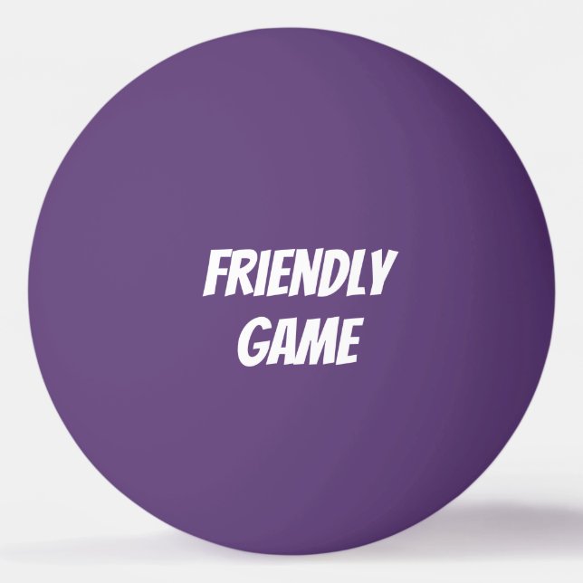 Friendly game Ping Pong Ball (Front)