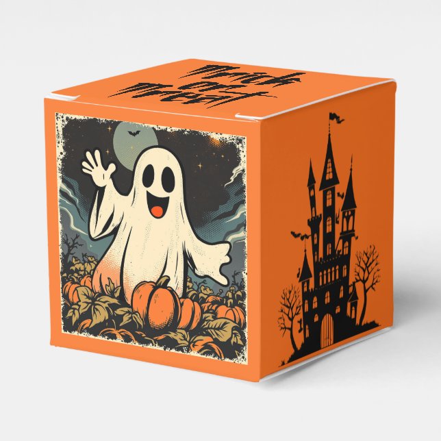 "Friendly Ghost" Favour Box (Front Side)