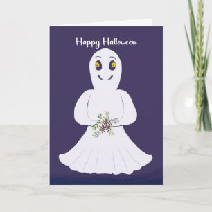 Friendly Ghost Halloween for Kids Card